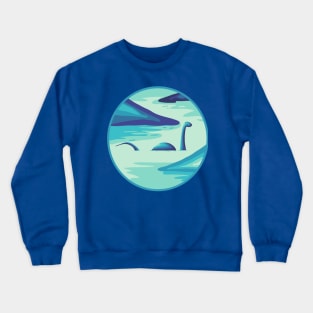 Teal Miss Nessie Crewneck Sweatshirt